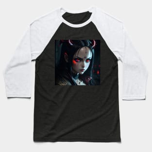 Devil girl Baseball T-Shirt